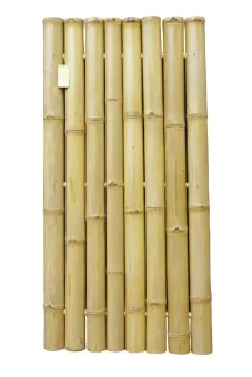 Bambus-Element Modell Surabaya, starr, gelb-braun (Apus). Durchmesser 6-9cm 90 x 180 cm Höhe. 